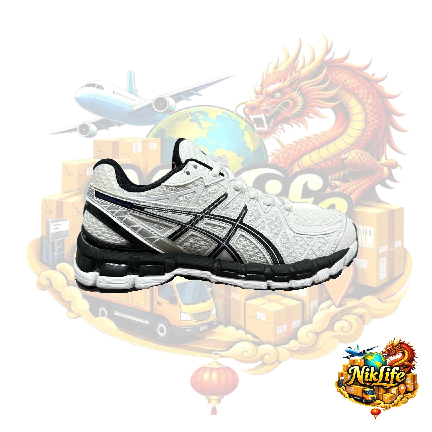 ASICS GEL-Kayano 20 White/Black
