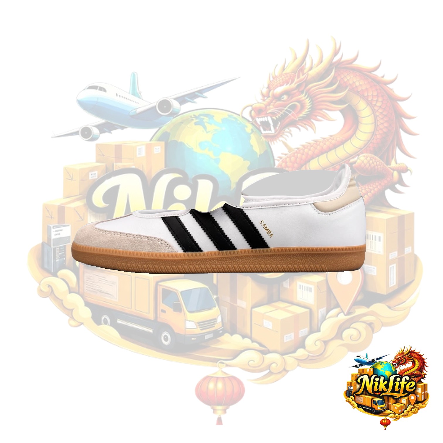 Adidas Samba Jane White
