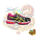 ASICS GEL-Nimbus 16 Black/Pink