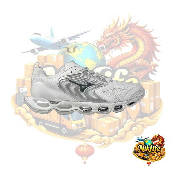 Mizuno Wave Prophecy White Silver