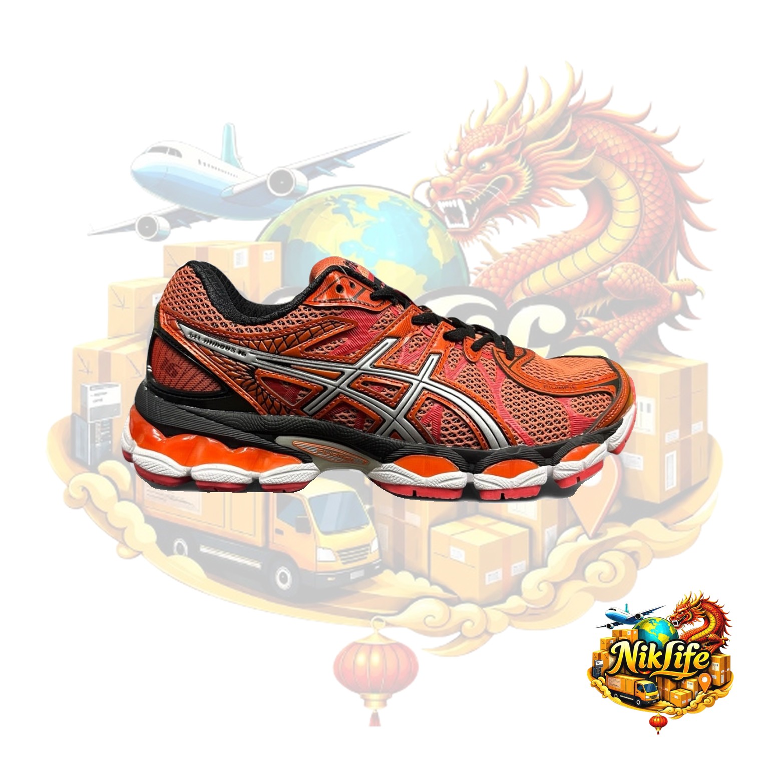 ASICS GEL-Nimbus 16 Flash Orange