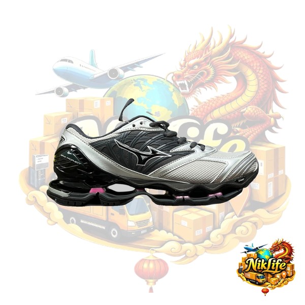 Mizuno Wave Prophecy 8 Silver Metallic