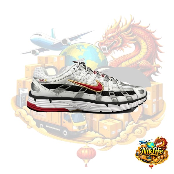 Nike P6000 Blanc/Rouge