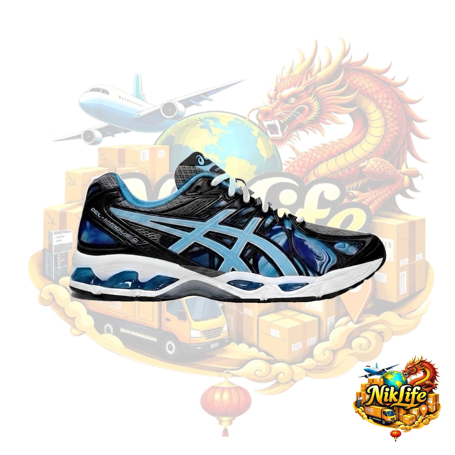 ASICS GEL-Nimbus 16 Cyan Blue